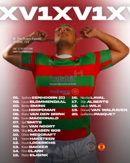 Tomorrow our 1XV plays away against The Dukes! Come out and watch the guys get there first win of the season ❤️💚
