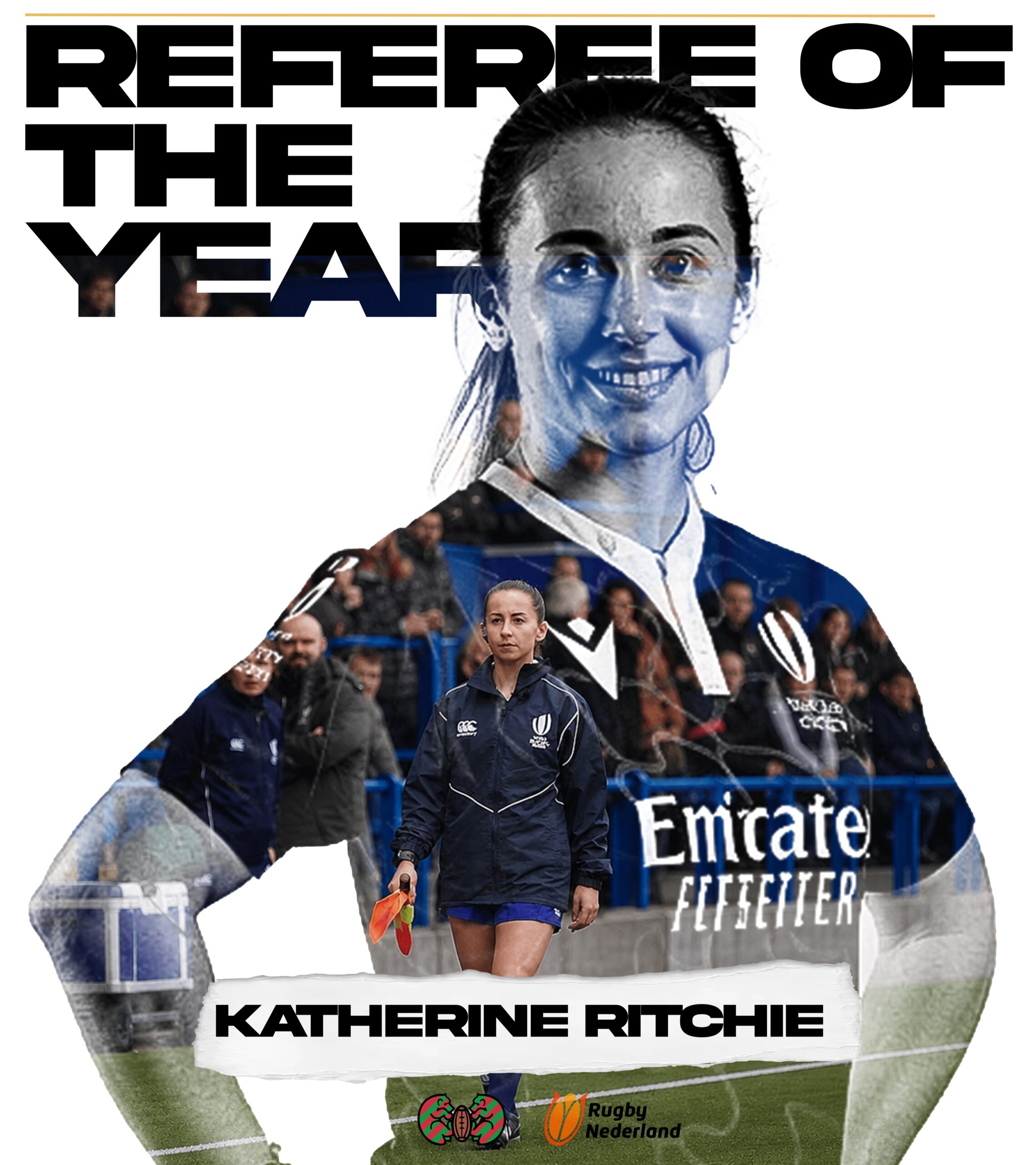 REFEREE OF THE YEAR! Following the Ereklasse Final last Saturday, Katherine Ritchie was crowned Senior Referee of the Year for the 2025/2026 season. What an achievement. Congrats Katherine! Katherine represents Rotterdamsche Studenten Rugby Club and we couldn’t be more proud!
.
.
.
#rugbynederland #refereeoftheyear #award