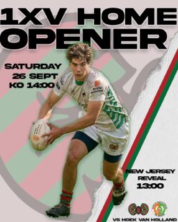 First 1XV game at home versus Hoek van Holland. Come out and support! This will be the first game in our new home kits which will be revealed at 13:00.

There will be food and drinks available so bring along all your friends for a fun afternoon

Location: Lucie Vuylstekeweg 40, 3062 CT Rotterdam
.
.
.
Picture by @nlrugbyshots