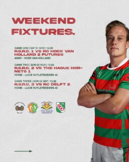 All three teams on the pitch this weekend! 1XV will be playing against the Hookers away on Saturday. 2 and 3XV will be playing home on Sunday! Come by and watch the games and support the teams❤️💚🏉
•
•
•
#rotterdamsestudentenrugbyclub #rotterdam #RSRC #Studenten #studentrugby #bier #Rugby #rugbynederland