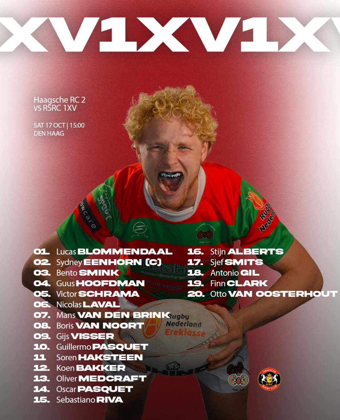 1XV playing away against HRC today! Come out and support ❤️💚