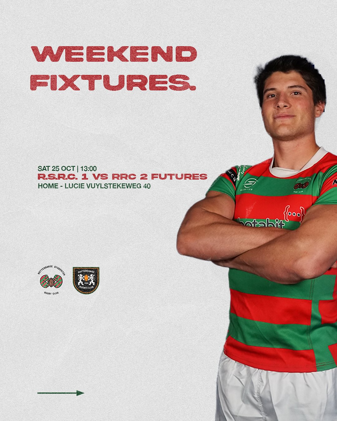 1XV is ready to continue the season after a short break. Playing against RRC tomorrow at home! ❤️💚🏉
•
•
•
#rugby #studenten #studentenrugby #rugbynederland #rotterdam #rsrc #bier #kralingen